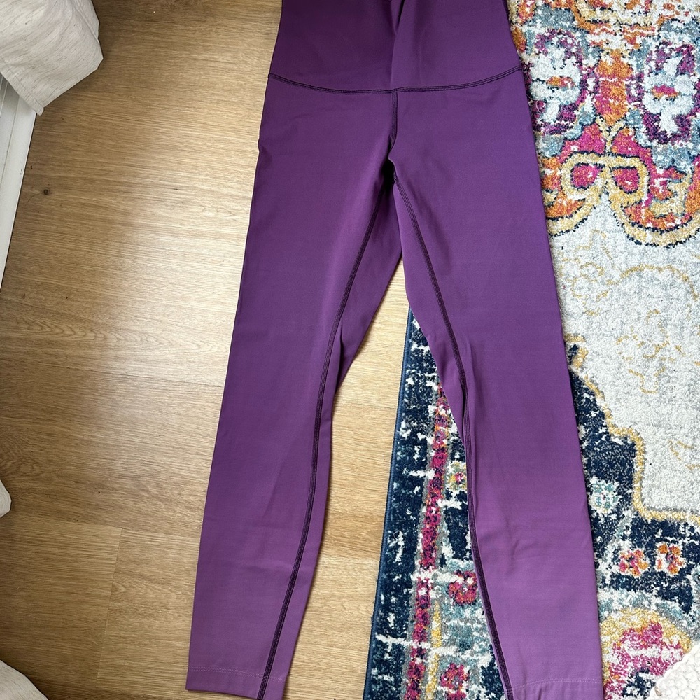 Lululemon ombré purple full length leggings.